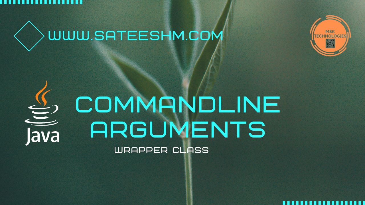 Command Line Arguments